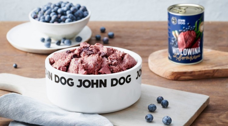 John Dog BERRY Adult wołowina z borówkami 400g