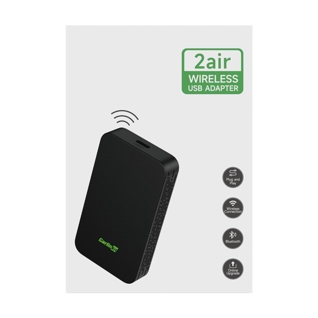 Carlinkit Adapter 5.0 2Air Bezprzewodowy Carplay Android Auto Carlink 5 czarny