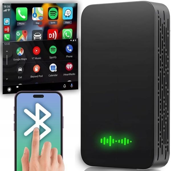 Carlinkit Adapter 5.0 2Air Bezprzewodowy Carplay Android Auto Carlink 5 czarny
