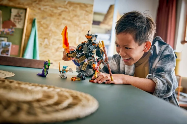 LEGO NINJAGO 71854 Cole’s Mission Mech and Dragon Zane