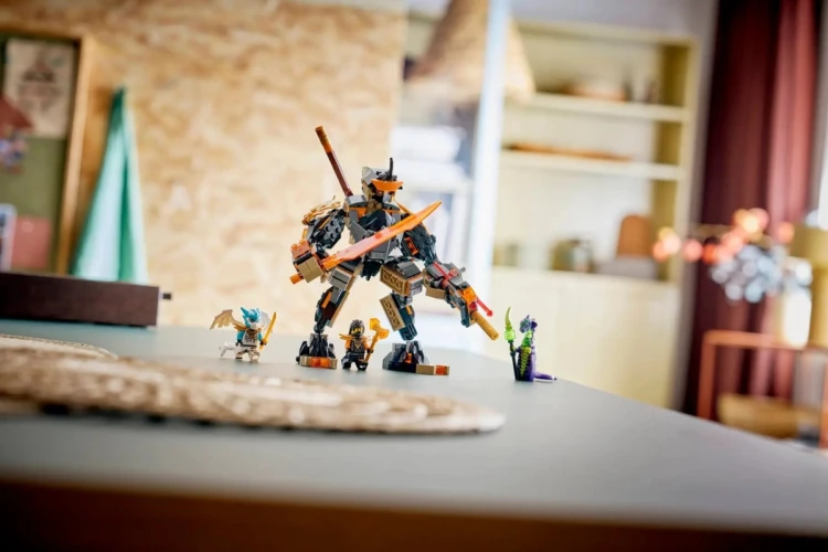 LEGO NINJAGO 71854 Cole’s Mission Mech and Dragon Zane
