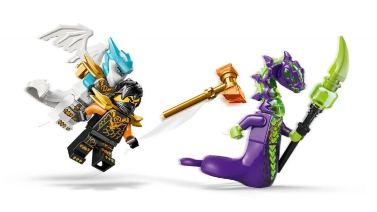 LEGO NINJAGO 71854 Cole’s Mission Mech and Dragon Zane