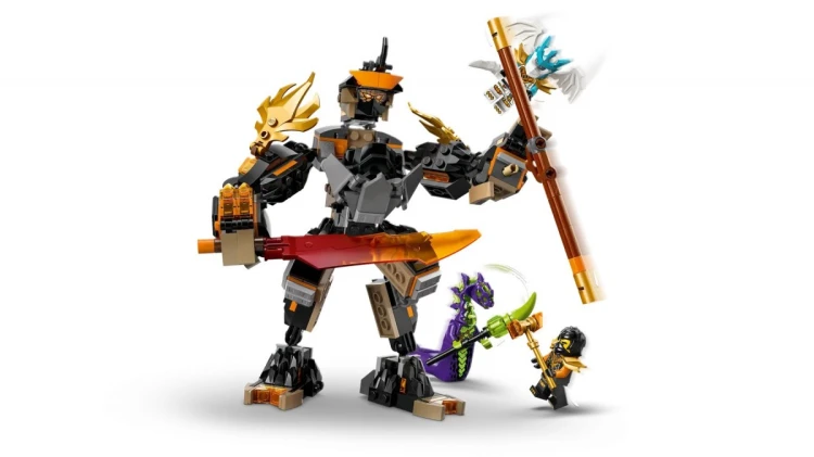 LEGO NINJAGO 71854 Cole’s Mission Mech and Dragon Zane