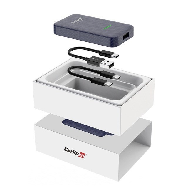 Adapter CARLINKIT 4.0 Bezprzewodowy Moduł Android Auto & Apple CarPlay niebieski