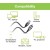 TECHLY ADAPTER/KABEL SIECIOWY USB-C NA GIGABIT ETHERNET RJ45 1M