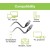 TECHLY ADAPTER/KABEL SIECIOWY USB-A NA GIGABIT ETHERNET RJ45 1M