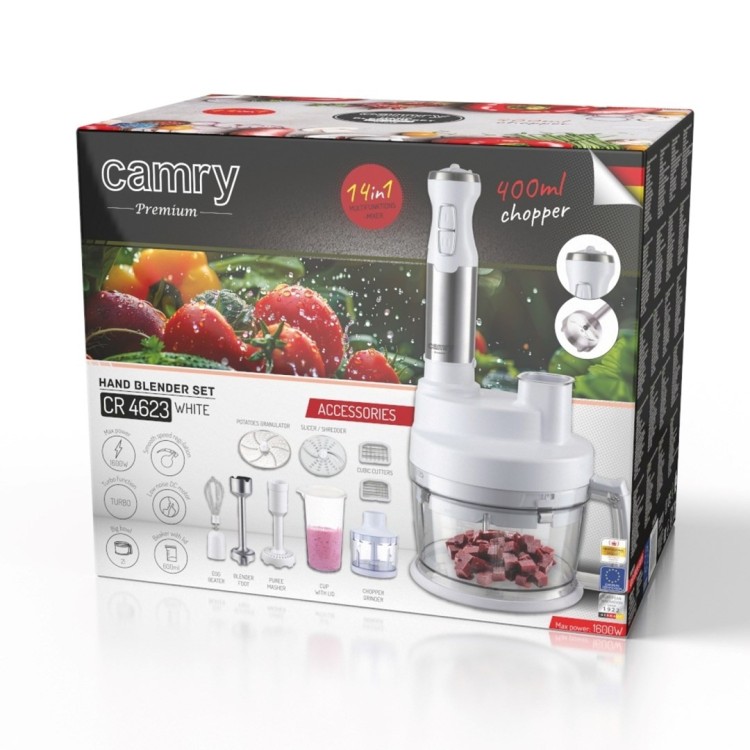 Blender ręczny CAMRY CR 4623w biały