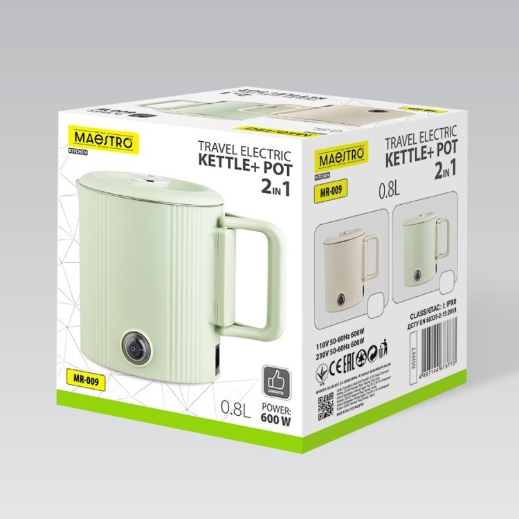 Czajnik elektryczny 0,8L MR-009-BEIGE MAESTRO