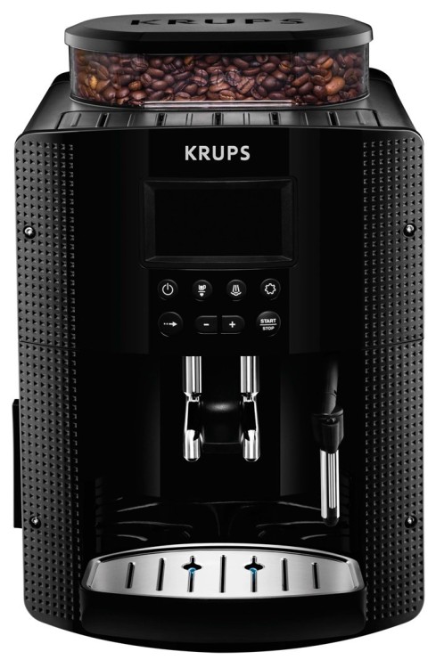 Ekspres ciśnieniowy Krups EA8150 (1450W; kolor czarny)