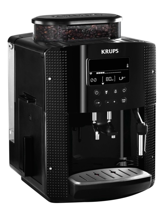 Ekspres ciśnieniowy Krups EA8150 (1450W; kolor czarny)