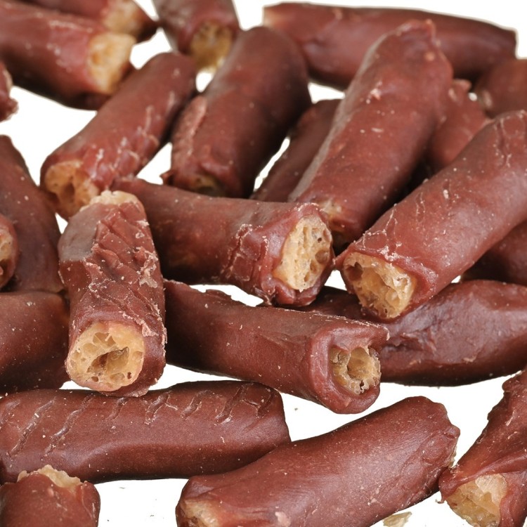 PETITTO Rurki ryżowe z gęsią przysmak dla psa 500g