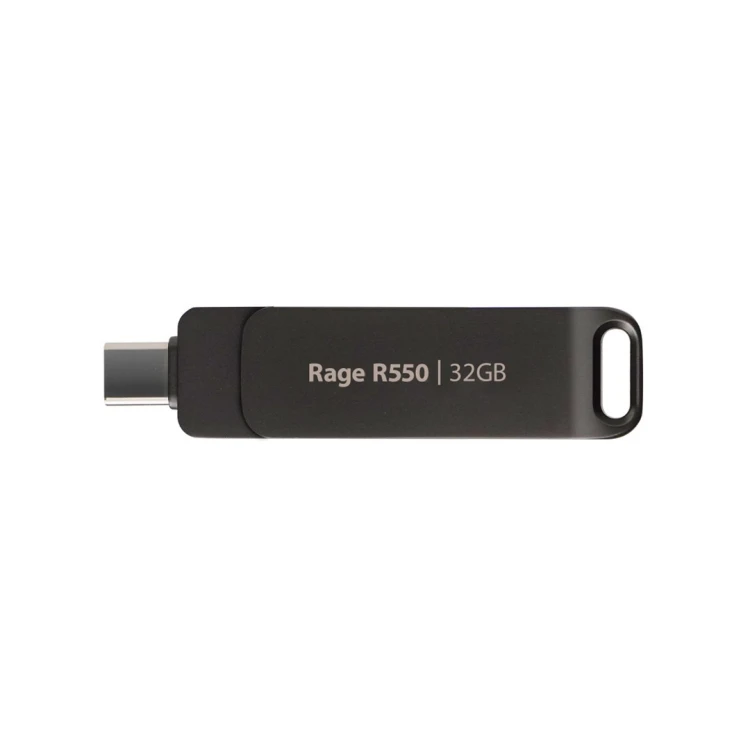 Patriot Rage R550 32GB Dual USB A+C, Alu, 100MBs