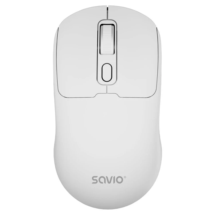 SAVIO MYSZ BEZPRZEWODOWA BT 2.4 GHZ BIAŁA MB-05