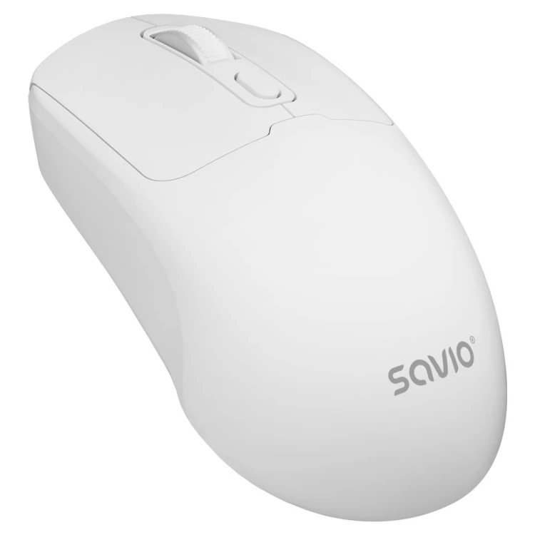 SAVIO MYSZ BEZPRZEWODOWA BT 2.4 GHZ BIAŁA MB-05