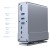 GEMBIRD MULTI ADAPTER USB TYP CF 15W1 (USB AF-PORTY V.2X2+V.3X3, TYP CF+HDMIX2+DISPLAYPORT+PD+CZYTNIK KART+GIGALAN+AUDIO SZAR