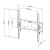 TECHLY UCHWYT ŚCIENNY TV LED/LCD 23-55” 50KG SLIM
