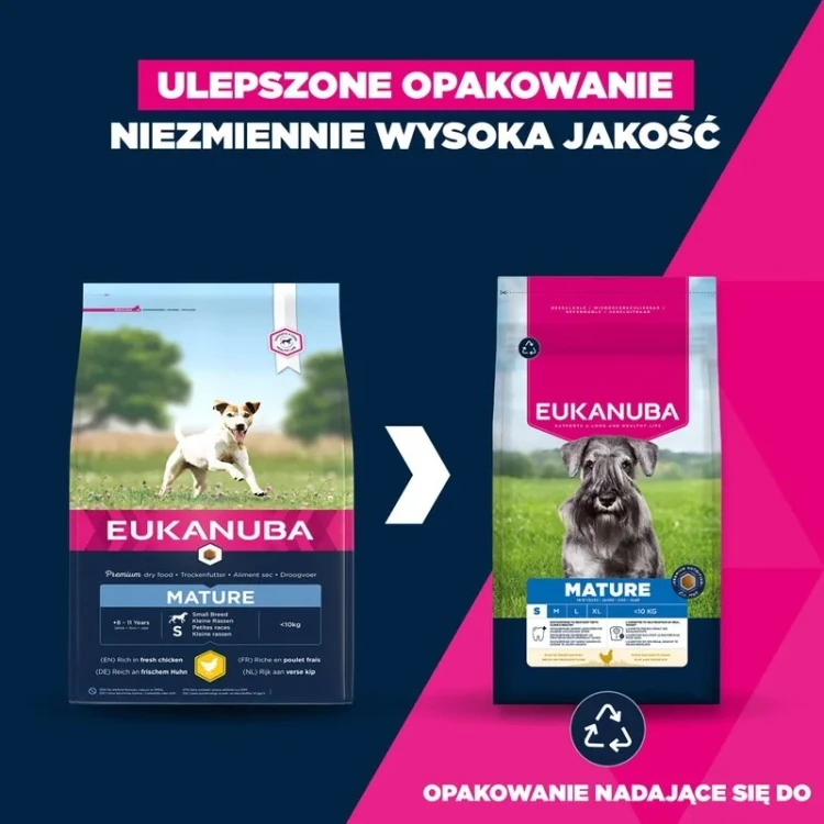 EUKANUBA Mature Small rich in chicken 3kg