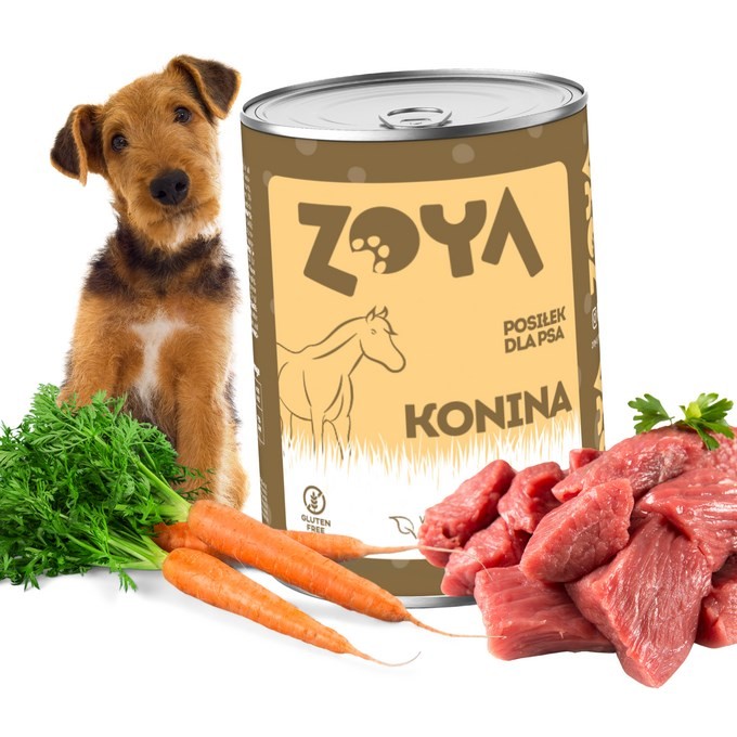 ZOYA Konina - puszka mokra karma dla psów 400g