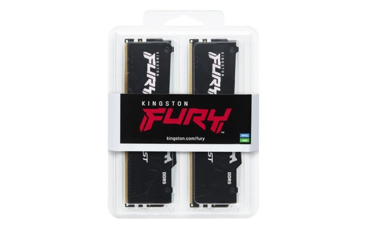 KINGSTON DDR5 128GB 5600MT/s CL40 DIMM KITx2 FURY Beast RGB