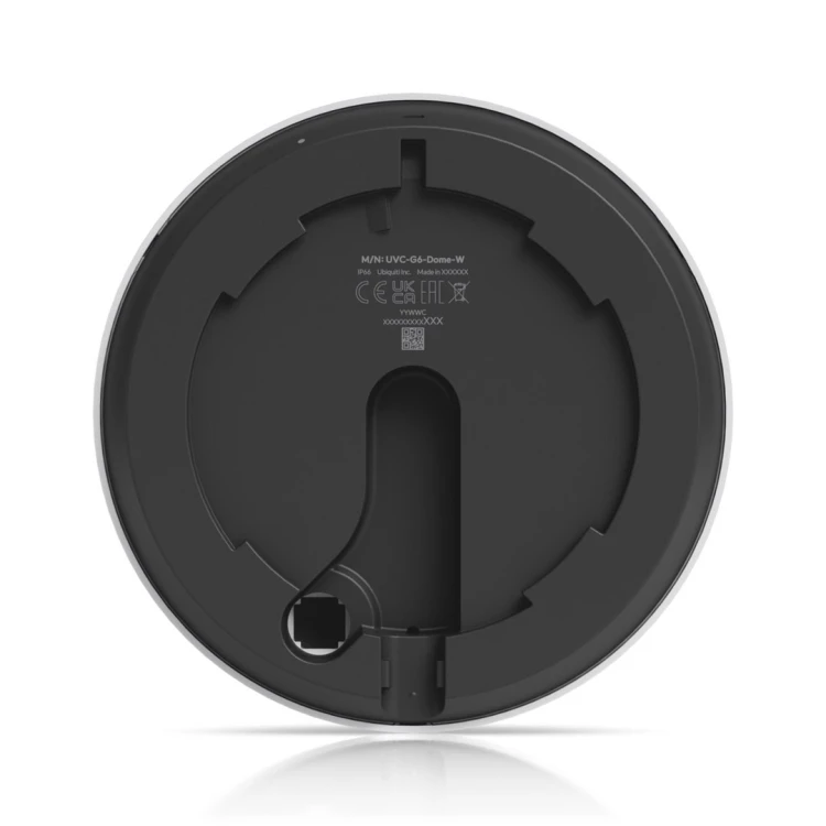 Kamera Ubiquti UniFi G6 Dome White (UVC-G6-Dome-W) 8MP 3840 x 2160 (16:9) IP66 IK10 9,25W