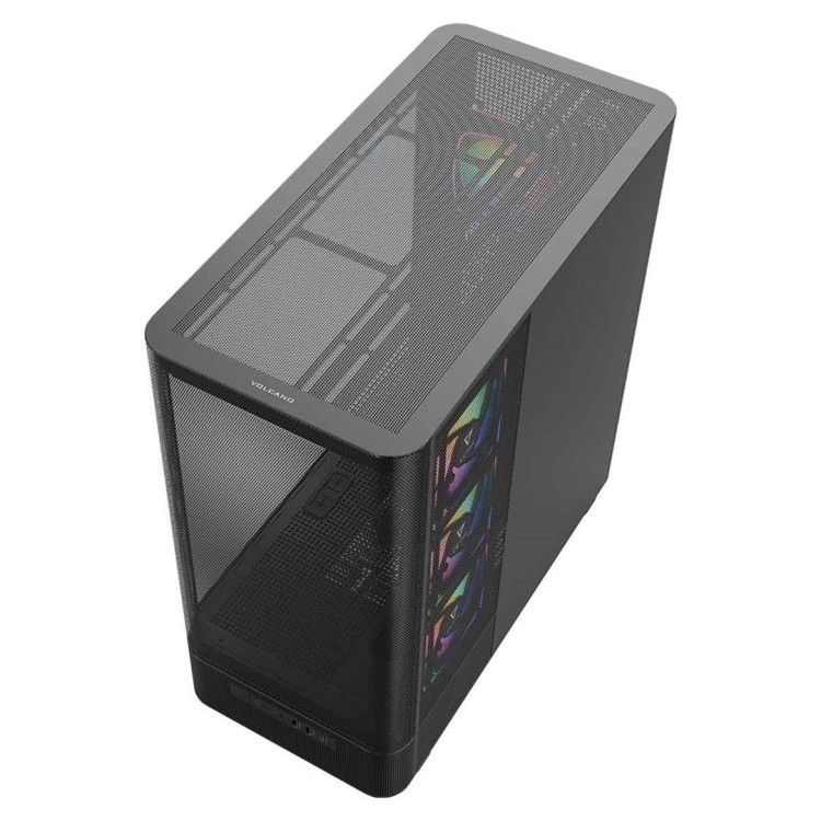 MODECOM OBUDOWA VOLCANO AQ 400 ARGB MIDI CZARNA