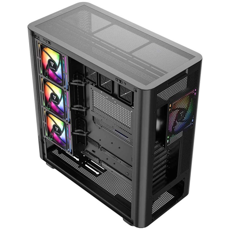 MODECOM OBUDOWA VOLCANO AQ 400 ARGB MIDI CZARNA