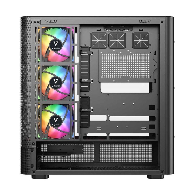 MODECOM OBUDOWA VOLCANO AQ 500 ARGB MIDI CZARNA