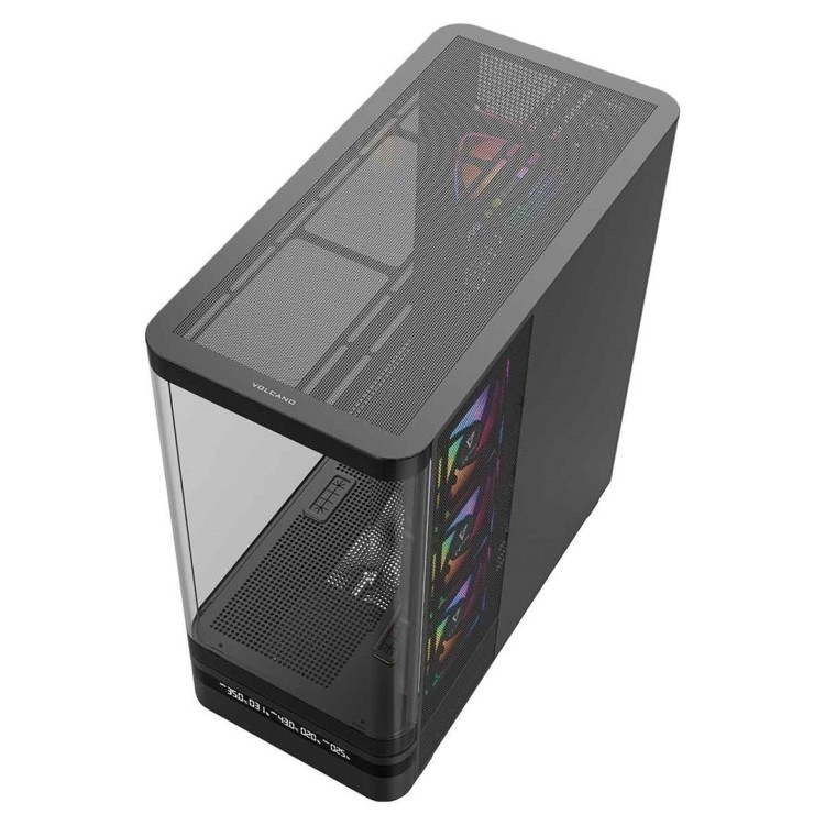 MODECOM OBUDOWA VOLCANO AQ 200 ARGB MIDI CZARNA