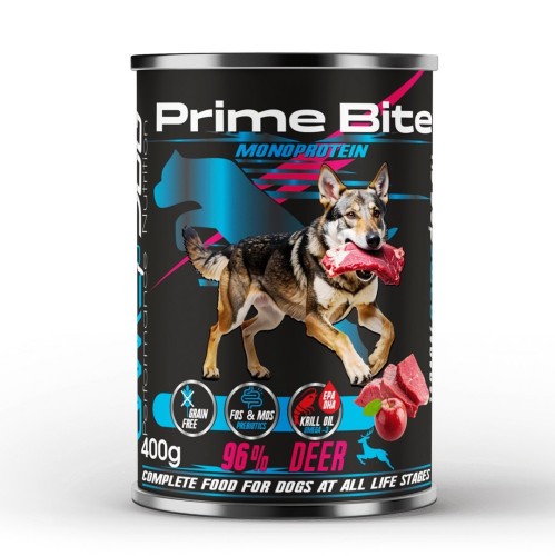GAME DOG Prime Bite jeleń, jabłko monoproteinowa 400g