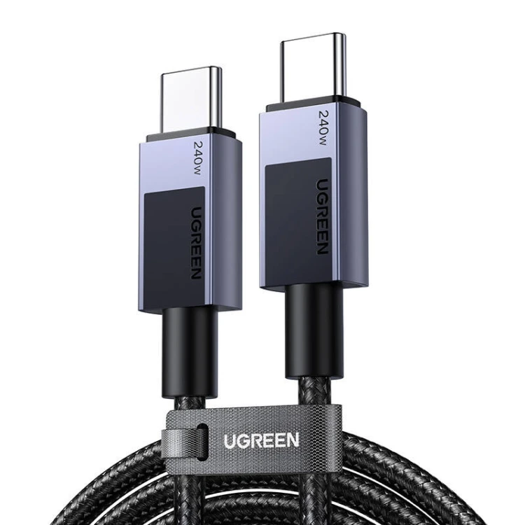 Kabel USB-C do USB-C Ugreen L513, 240W PD (szary) 2m
