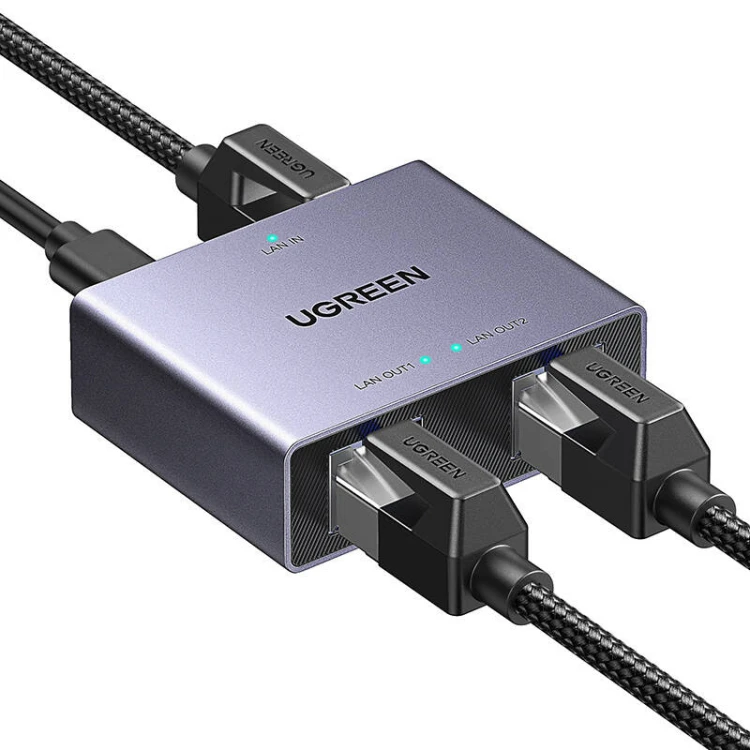 Adapter Ethernet UGREEN NW301 RJ45 1x2
