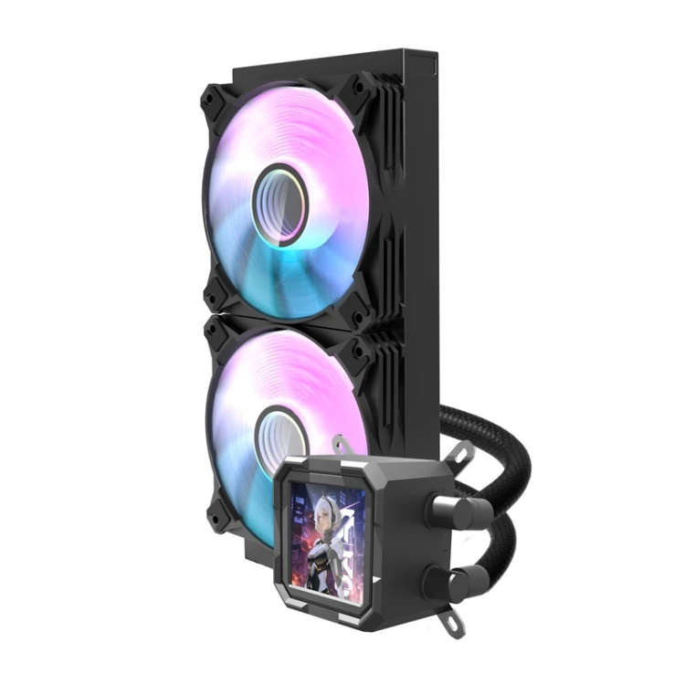 Chłodzenie wodne CPU DARKFLASH DV240S 120mm (czarne)