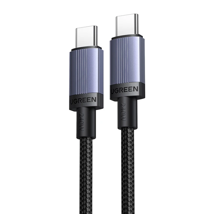 Kabel UGREEN L528 USB-C-USB-C 2m 100W (szary)