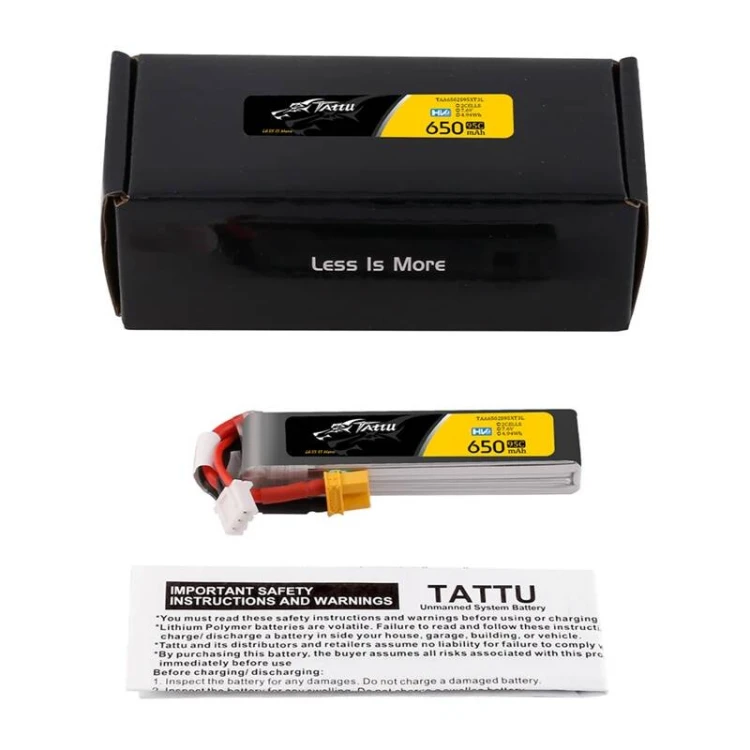Akumulator TATTU 650mAh 7,6V 2S HV XT30 Long