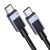 Kabel UGREEN L512 USB-C-USB-C 0.5m 100W 5A (czarny)