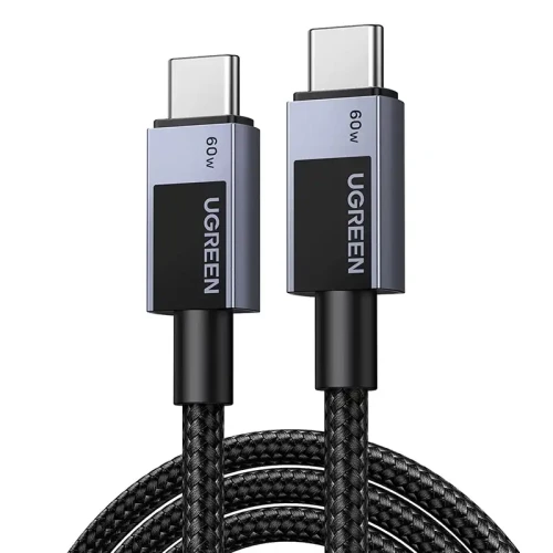 Kabel UGREEN L524 USB-C-USB-C 3m 60W (szary)