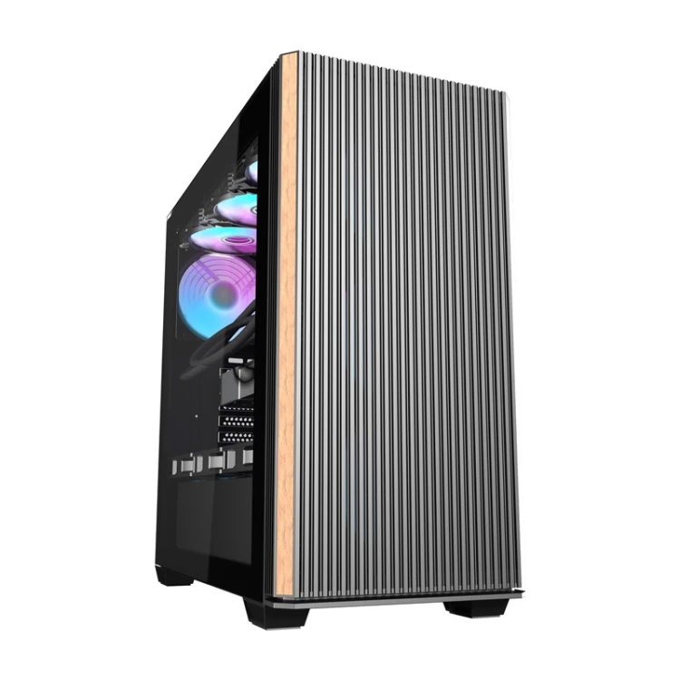 Obudowa komputerowa DARKFLASH DS900WS + 4 wentylatory (czarna)