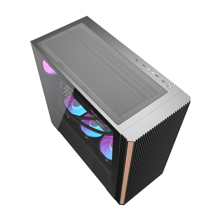 Obudowa komputerowa DARKFLASH DS900WS + 4 wentylatory (czarna)