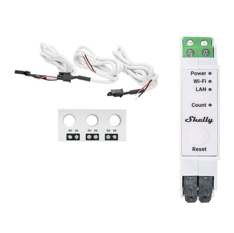 Miernik energii DIN SHELLY Pro 3EM-3CT63 Wi-Fi