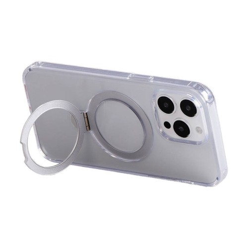 Etui magnetyczne JOYROOM JR-BP004 z uchwytem iPhone 15 Pro Max (przezroczyste)