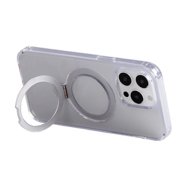 Etui magnetyczne JOYROOM JR-BP004 z uchwytem iPhone 15 Pro Max (przezroczyste)