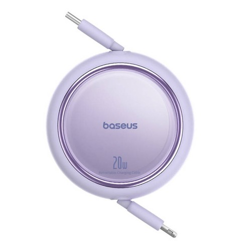Kabel BASEUS Free2Pull USB-C-Lightning 1m 20W (fioletowy)