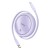 Kabel BASEUS Free2Pull USB-C-Lightning 1m 20W (fioletowy)