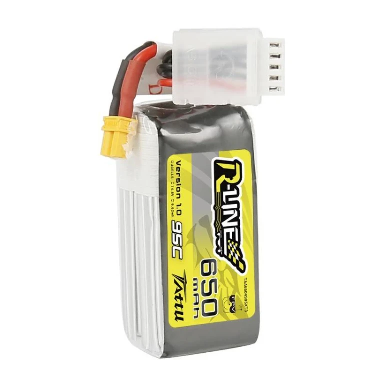 Akumulator TATTU R-Line 650mAh 14.8V 95C 4S1P XT30