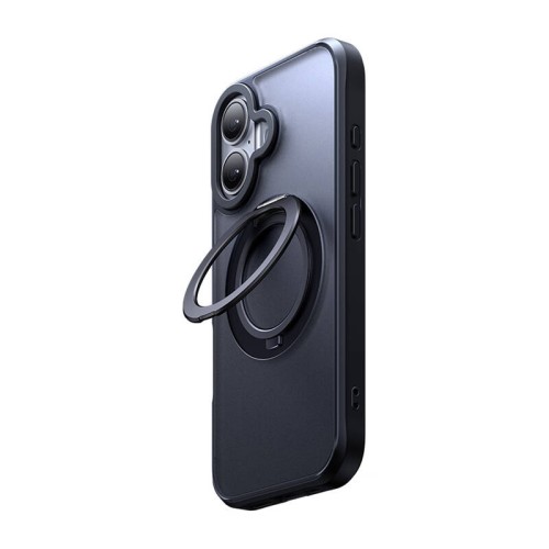 Etui MCDODO PC-4930 MagSafe do iPhone 16 ze stojakiem (czarne)