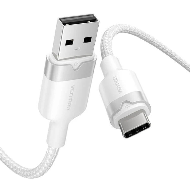 Kabel VENTION CTNWH USB-A-USB-C 2m 3A (biały)
