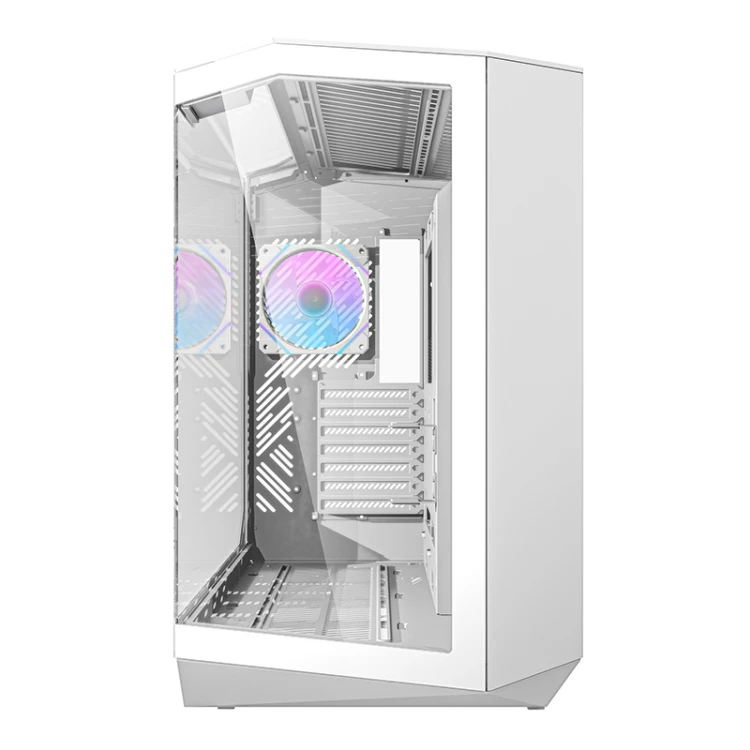 Obudowa komputerowa DARKFLASH DY470 + 4 wentylatory (biała)