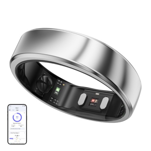 Smartring RINGCONN Gen 2 Air RCA-02 rozmiar 12 (srebrny galaxy)