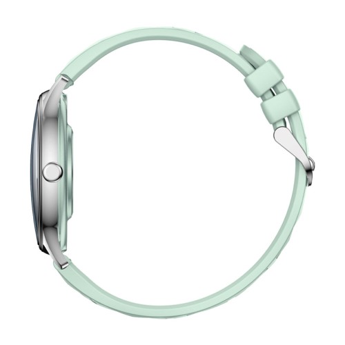 Smart Watch COLMI L28 (Srebrno-zielony + zielony pasek skórzany)