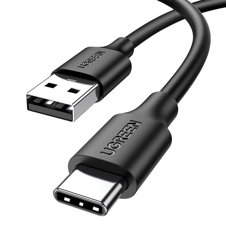 Kabel UGREEN US287 USB-A-USB-C 1.5m (czarny)